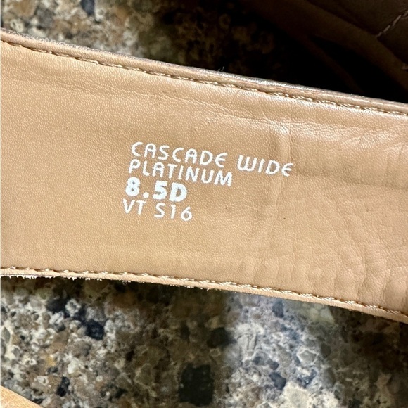 EARTH, WOMENS, CASCADE PLATINUM, WIDE, SLINGBACK SANDALS. OPEN TOE. SIZE 8 1/2D - Picture 8 of 8